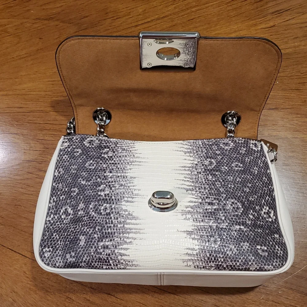 Coach Lizard Embossed Cassidy Crossbody